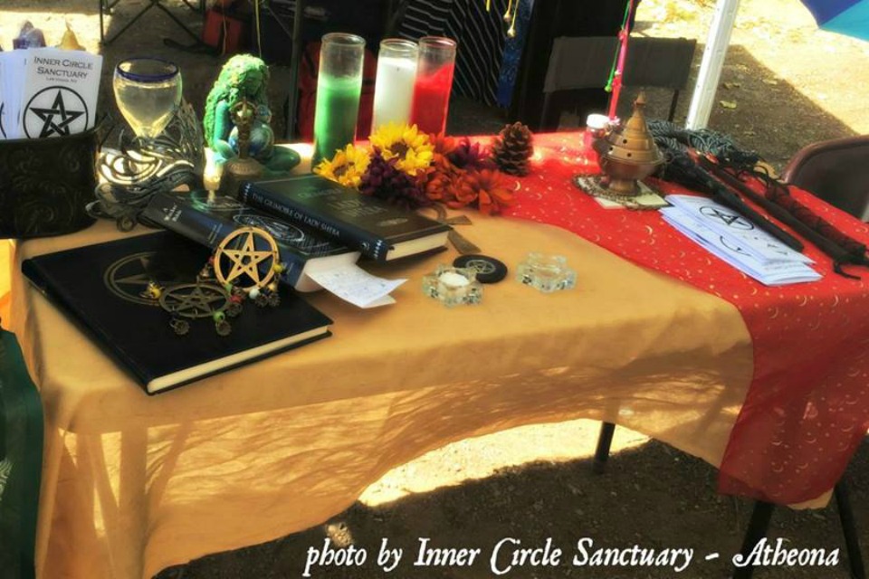 Pagan Pride Las Vegas 2015 Inner Circle Sanctuary Altar Display