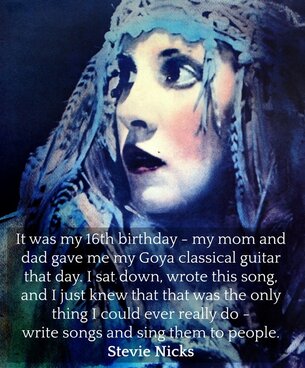 Stevie Nicks Poster (CC BY 2.0) 16th birthday quote