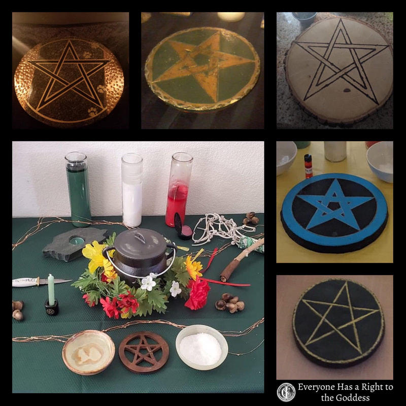 Inner Circle Sanctuary - Our Wiccan Altar: The Pentacle
